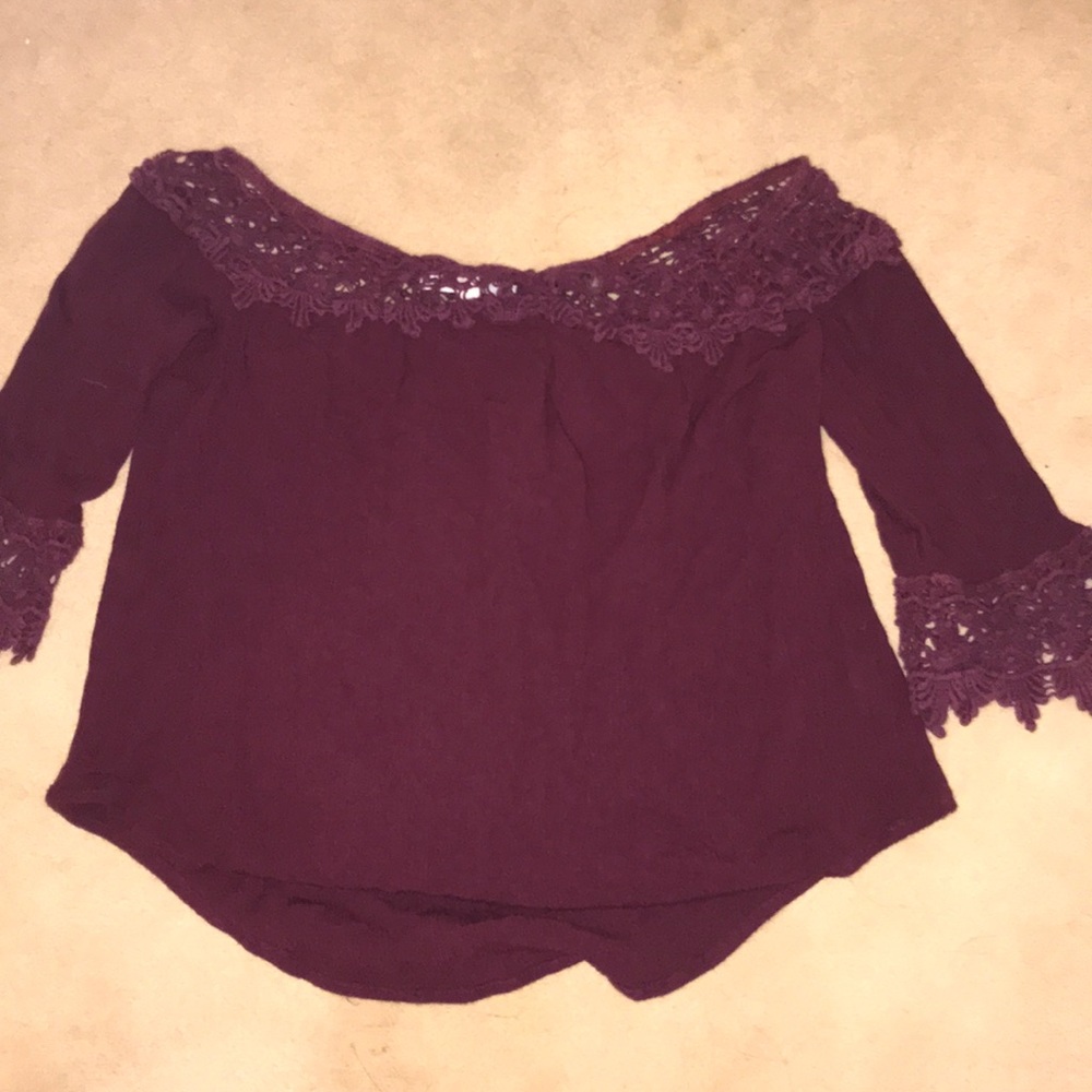⭐️Jolt 1/2 Sleeve Off the Shoulder Top
